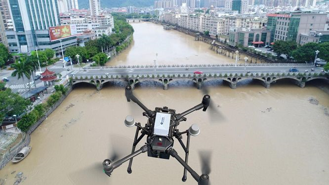 智能+5G”k8凯发国际智能开启无人机自主巡河的未来模式